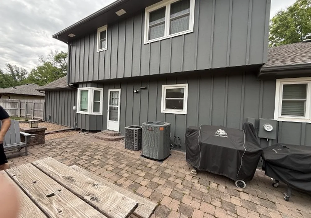 Home exterior before improvement